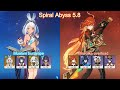 F2P C0 Mualani burnvape &amp; F2P C0 Mavuika overloard | Spiral Abyss 5.8 | Genshin Impact