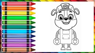 Drawing Paw Patrol, Drawing for kids step by step ‎@supereasydrawings @MagicFingersArt