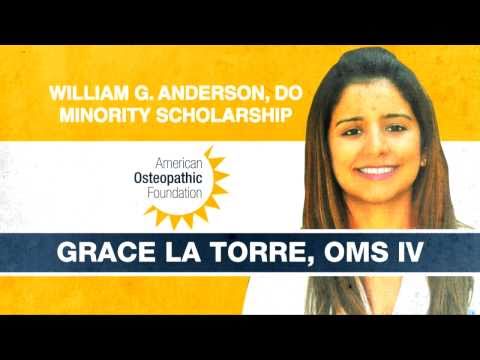 DO Minority Student Awarded Scholarship