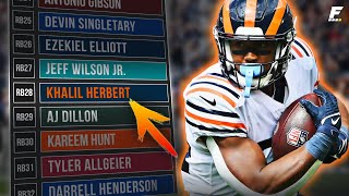 Week 10 Rankings: Running Backs and Wide Receivers (2022 Fantasy Football)
