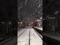大雪の京都市 嵐電 2026年2月