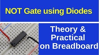NOT Gate Using Diode