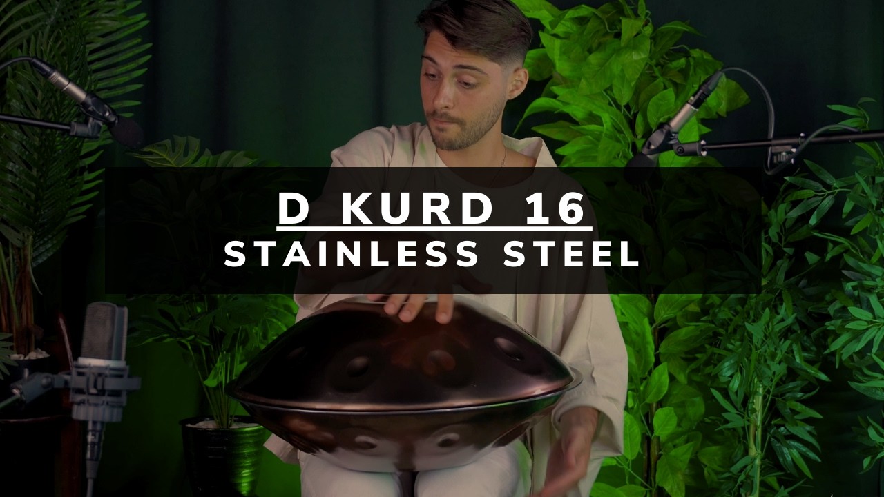 LIDAH® D Kurd 16 - Stainless Steel Handpan - Dany Rud