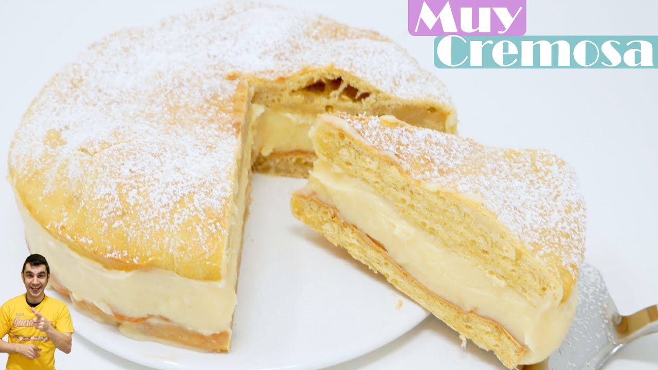 PASTEL SE DERRITE EN LA BOCA FÁCIL BARATO 🥧😍🥧| TARTA de CREMA| POSTRE KARPATKA POLACO🥧😍🥧Receta # 603