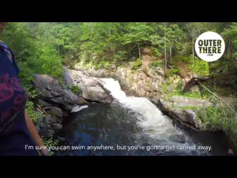 kid-friendly dc Scary waterfall cliff diving! (Intro)