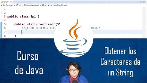 Programación en Java | Curso | Cómo obtener los caracteres de una cadena #11