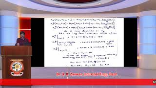 08 Dynamic Programming Continuous - LPP by DP D R Zanwar