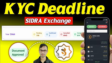 Sidra Chain New Updates today||Sidra chain KYC Deadline Update||Sidra KYC kaise karen hindi||