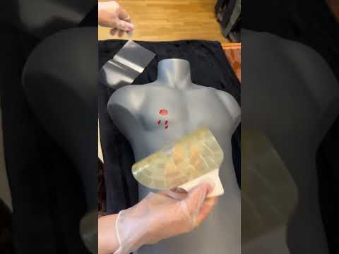 Foxseal(TM) Vented Chest Seal video