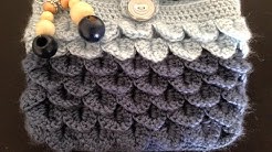 Crocodile stitch purse/mobile pouch/handbag crochet - Tamil/English - Durasi: 57.40. 