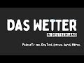 #57 Das Wetter in Deutschland | Deutsch lernen durch Hören | Hörverstehen A2-B1