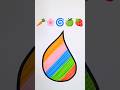 🥕🌸🌀🍏🍓 Satisfying Creative Art #draw #colors #brush #video #art #creative #youtube #shorts #viral