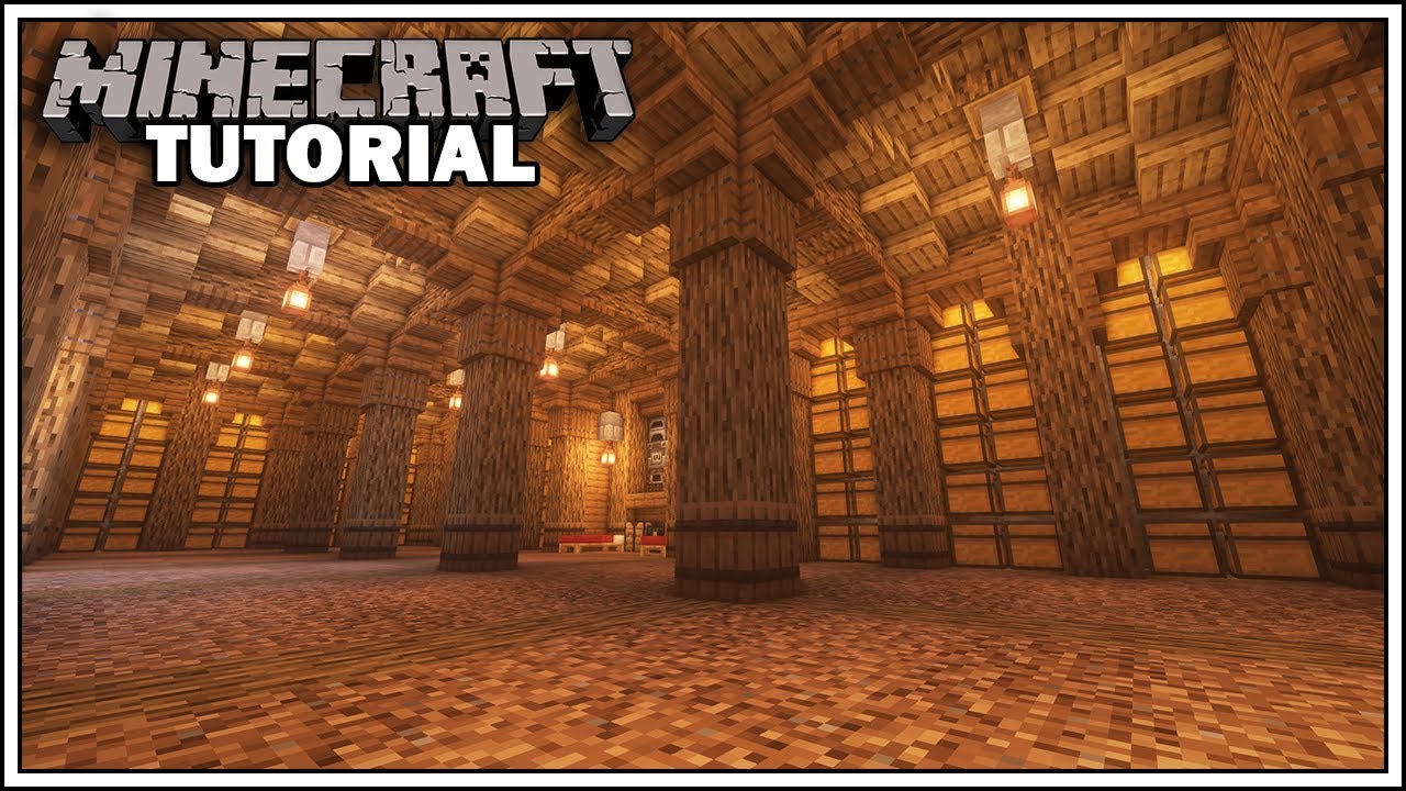 Minecraft Underground Storage Room Tutorial How To Build