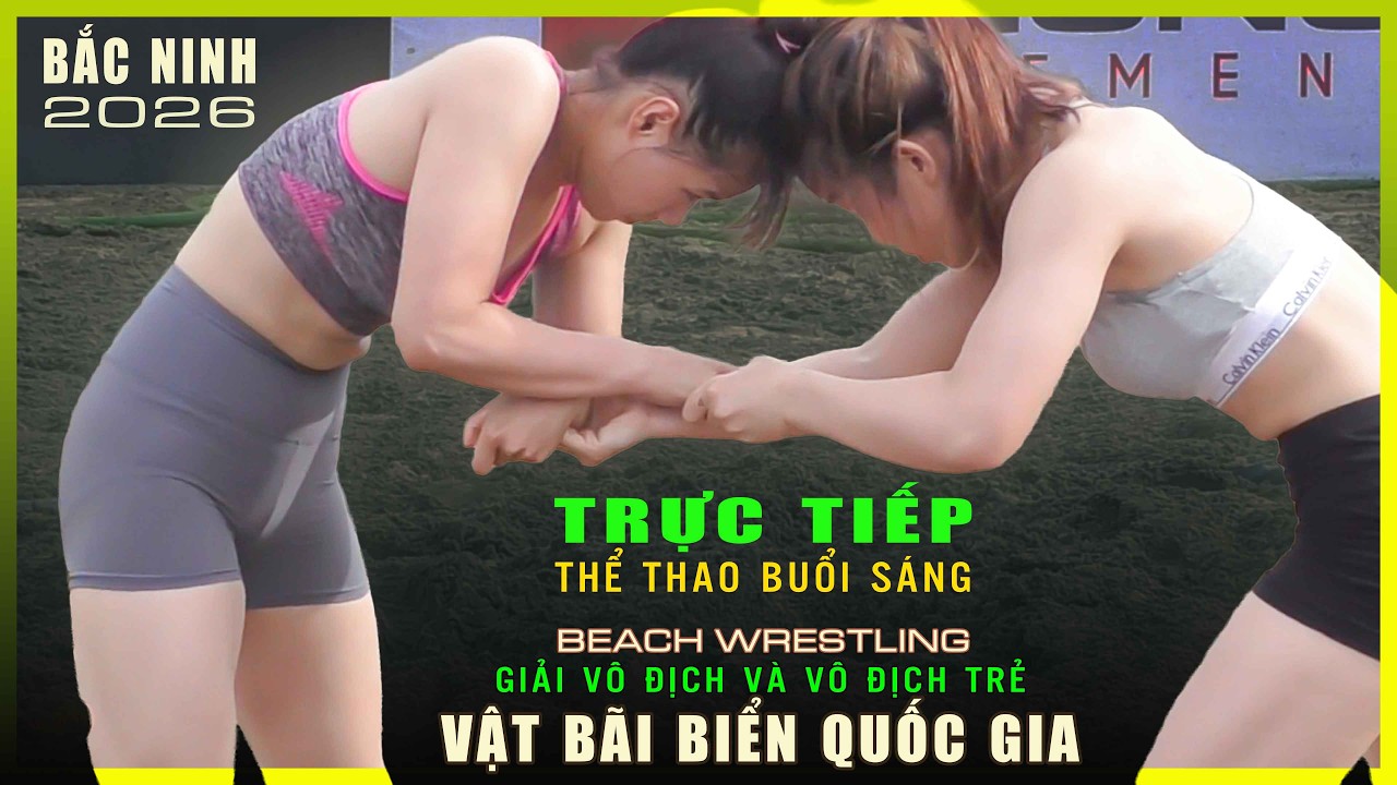 🔴🤼 Giải vô địch - vô địch trẻ vật bãi biển quốc gia 2026. Beach wrestling. 09/3/2026