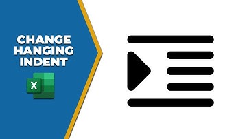 How to change hanging indent in a cell in Excel