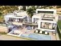 MODERN MEGA MANSION (Luxury Millionaire Villa) | [No CC] Sims 4 Speed Build