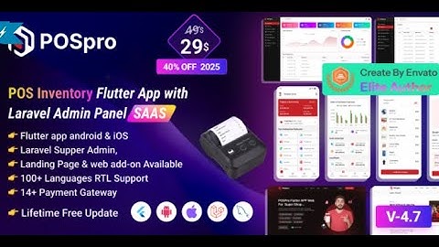 How To Build a POS Inventory Mobile App Using POSpro Script | #flutter + #laravel Solution