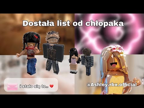 Dostała list od chłopaka i stało się to.. 💔😔 - Historyjka Roblox //Ashley// #roblox #tocahanna147