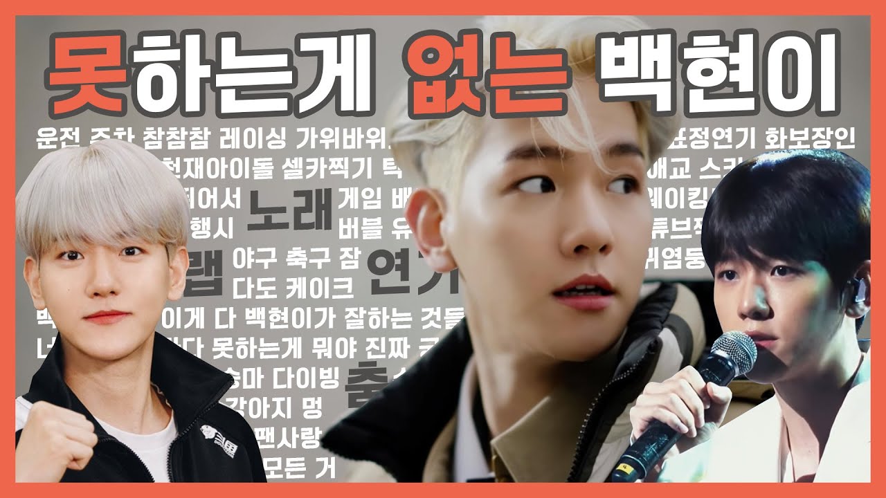 못하는게 없는 천재아이돌 사기캐 완벽한 백현이