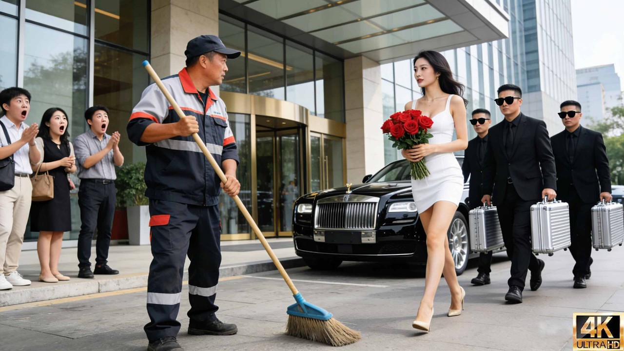 Hombre barriendo, CEO bella lo persigue 10 años. Con una frase, su empresa dejó de perder.