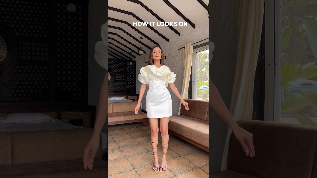 White Bodycon Dress Haul | White Partywear Dresses | Best Off Shoulder Dresses | Myntra 