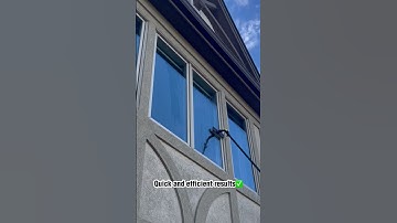 WATER FED POLE CLEANING✅Ernest Windows📍Chicago #shorts