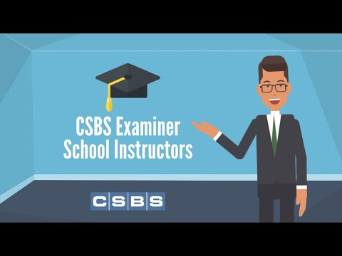 CSBS Examiner School Instructors - YouTube