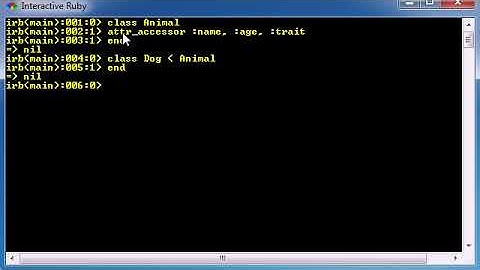 Ruby Programming Tutorial 6 Inheritance