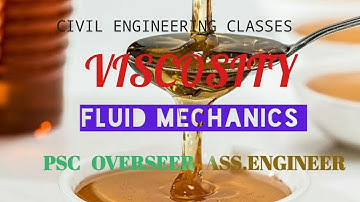 VISCOSITY-FLUID MECHANICS-LECTURE CLASS 01