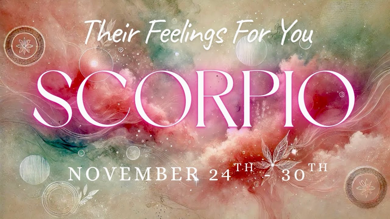 SCORPIO tarot ♏️ Someone Who Can’t Accept The Truth Scorpio November 2025 24th-30th