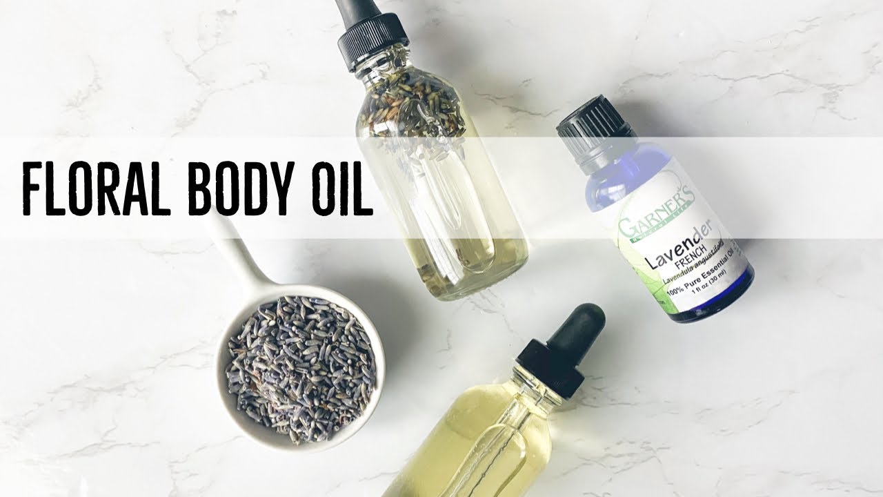 DIY Body Oil Floral Perfume Oil YouTube