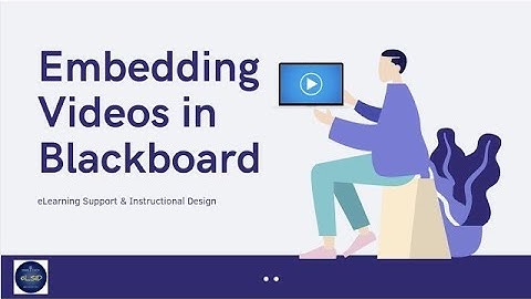 Embedding Videos in Blackboard