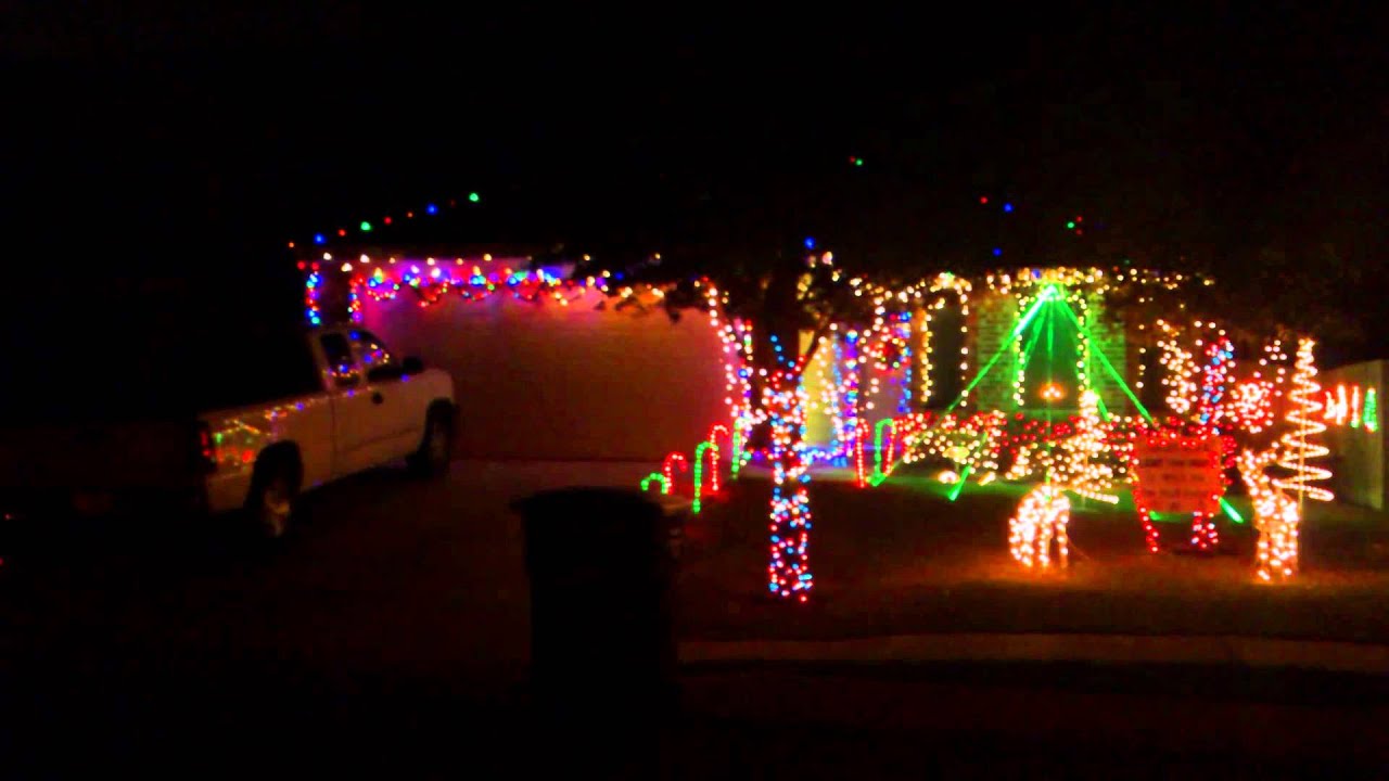 Christmas light show!!! San Antonio!!! YouTube