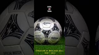 Evolution of Worldcup Ball 1930 - 2022 #shorts #ytshorts