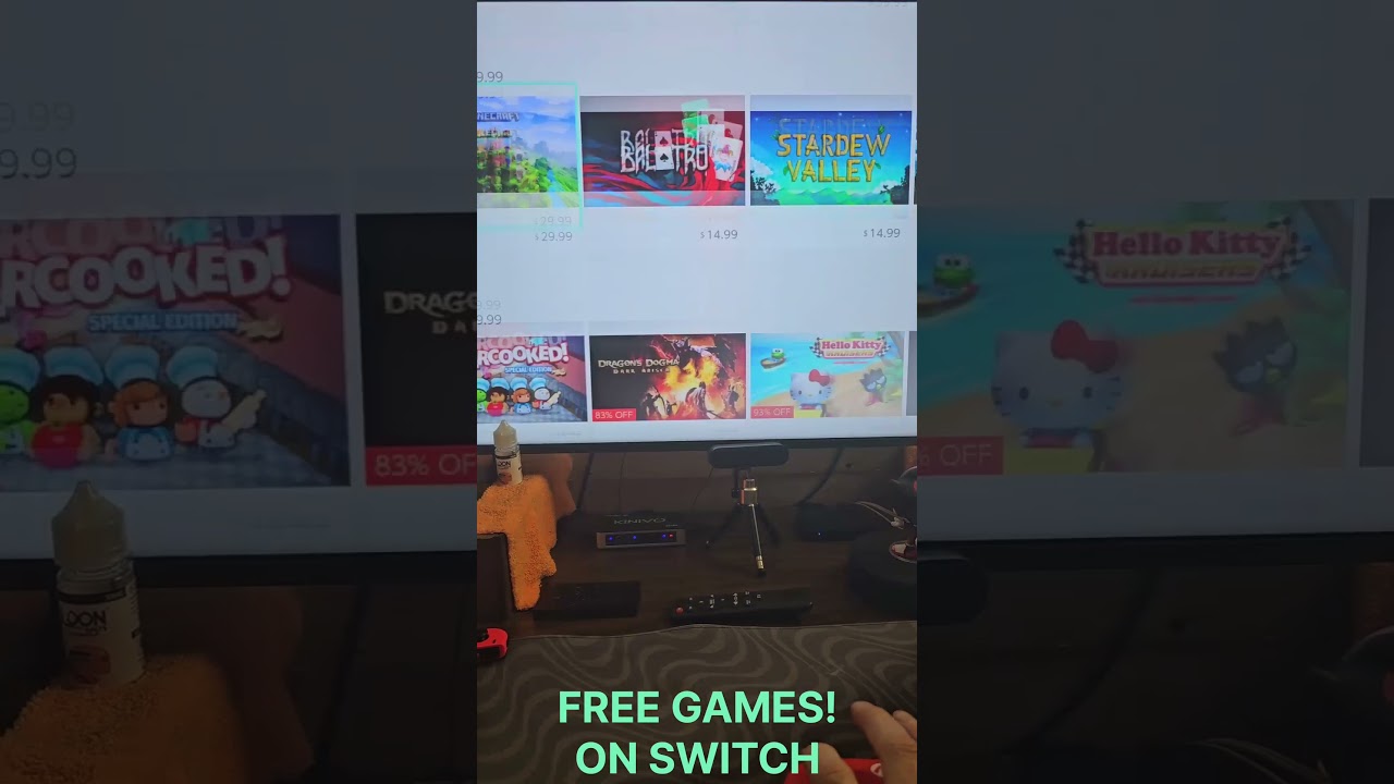 Скачать бесплатные игры на Switch