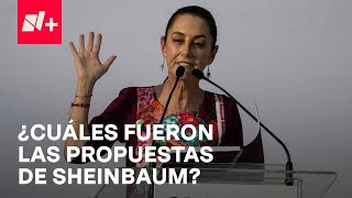 Elecciones 2024: Claudia Sheinbaum arrancó en el Zócalo al presentar 100 compromisos  En Punto