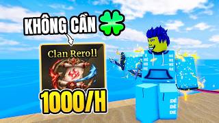Code Mới 🎁 Cách Farm 1000 Clan Reroll/H KHÔNG CẦN LUCK Sailor Piece screenshot 5