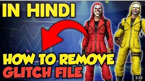 🔥Only one click❗how to remove ❗Glitch file❗With Out Delete Expinsion pack in free fire❗glitch remove