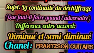 Diffrentce entre Accord diminu et Accords smi diminu by FTANTZSON GUITARS