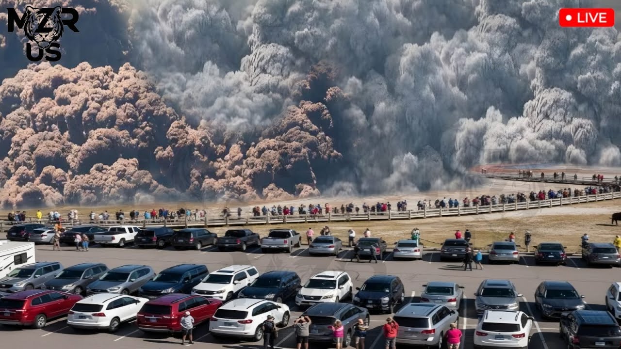 В Йеллоустоуне только что произошёл мощный взрыв: вулкан извергся без предупреждения!