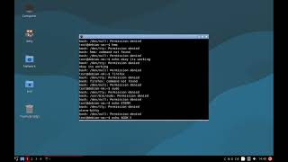 This is what happens if you run chmod 000 on root!
