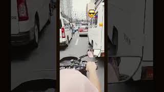 Motorcycle #fastride #mabilis kahit ma traffic #tipid sa oras #shorts_by Lin VT