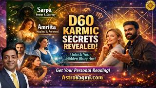 D60 Shashtiamsha Secrets: Sarpa to Komala | Hidden Karmic Blueprints Revealed