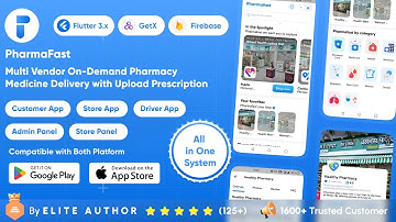 PharmaFast: Multi Vendor On-Demand Pharmacy Medicine Delivery with Upload Prescription Full Solution
