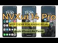 Apple iPhone Like MIUI theme: NVXui 14 Pro