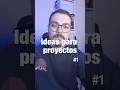 Ideas para proyectos #programacion #desarrolloweb #basedatos #frontend #backend #devops #diseñoweb