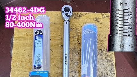 Cần siết lực Kingtony 1/2 inch 34462-4DG 80-400Nm dài 613mm, cần chỉnh lực