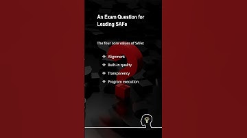 Leading SAFe (SA) Certification Exam - Bodies of Knowledge and Core Values