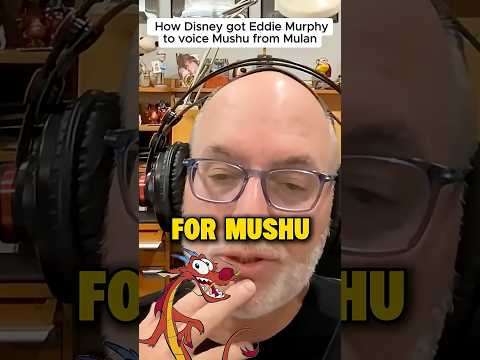 How Disney got Eddie Murphy to voice Mushu from Mulan #podcast