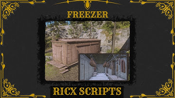 RedM Script - RicX Meat Freezer - RedEM:RP Reboot/RSG/QBR/QR/VORP Script